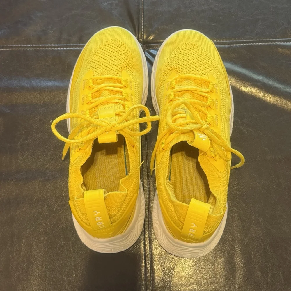 Under Armour Curry TB 8 Sneakers Men Size:12 Flow Smooth Butter Yellow